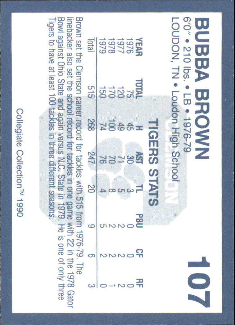 A9504- 1990-91 Clemson Collegiate Collection 1-200 -You Pick- 15+ FREE US SHIP - Picture 211 of 395