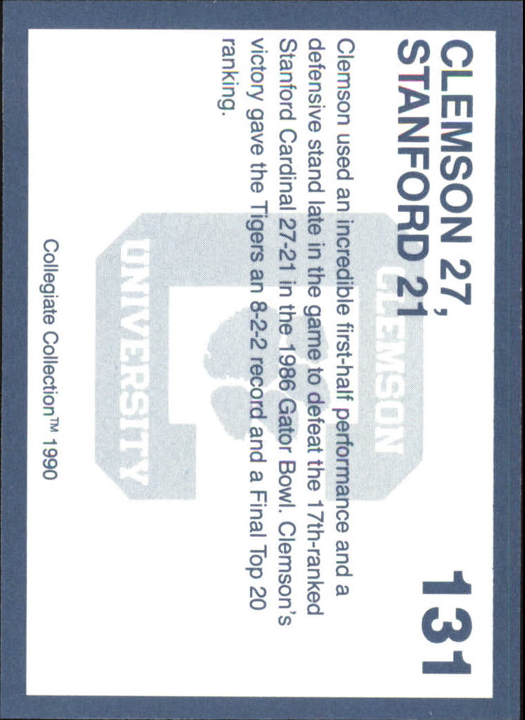 A9504- 1990-91 Clemson Collegiate Collection 1-200 -You Pick- 15+ FREE US SHIP - Picture 257 of 395