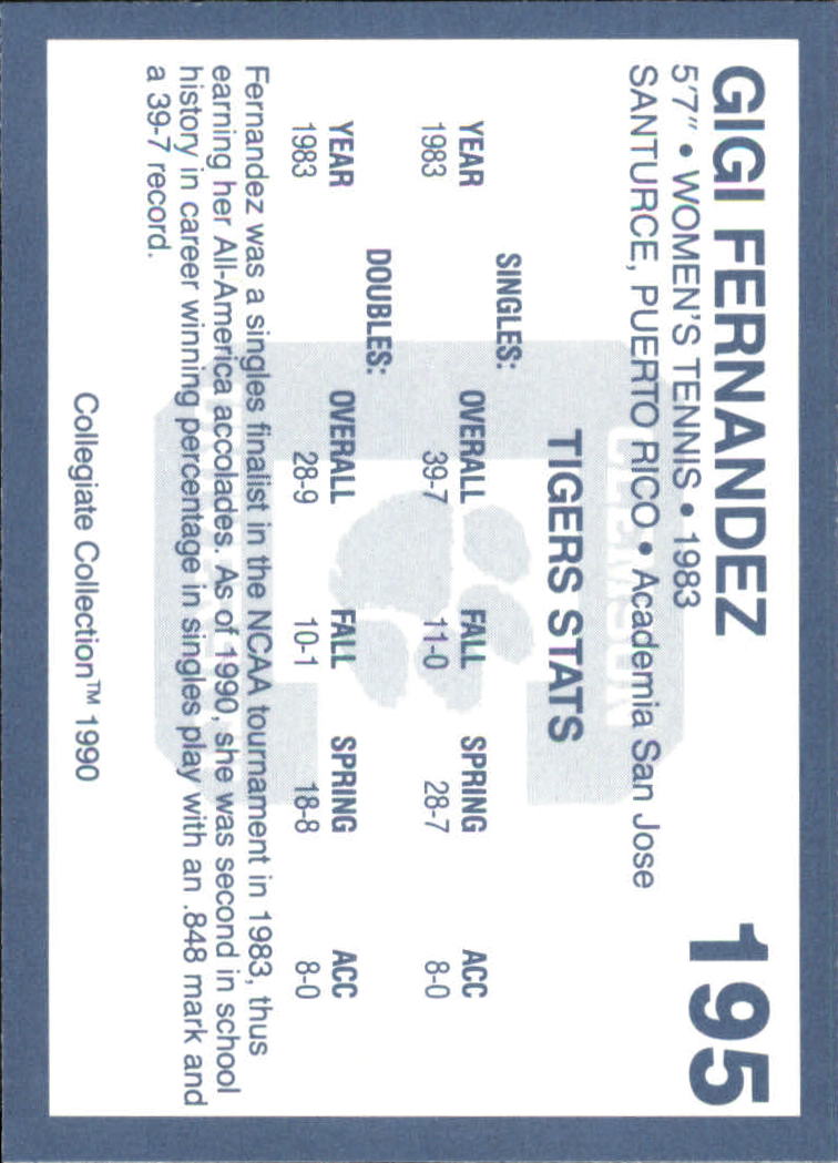 A9504- 1990-91 Clemson Collegiate Collection 1-200 -You Pick- 15+ FREE US SHIP - Picture 385 of 395