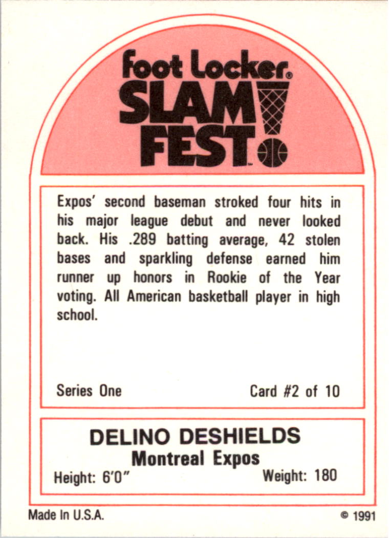 1991 Foot Locker Slam Fest Multi-Sport Cards - Picture 5 of 57