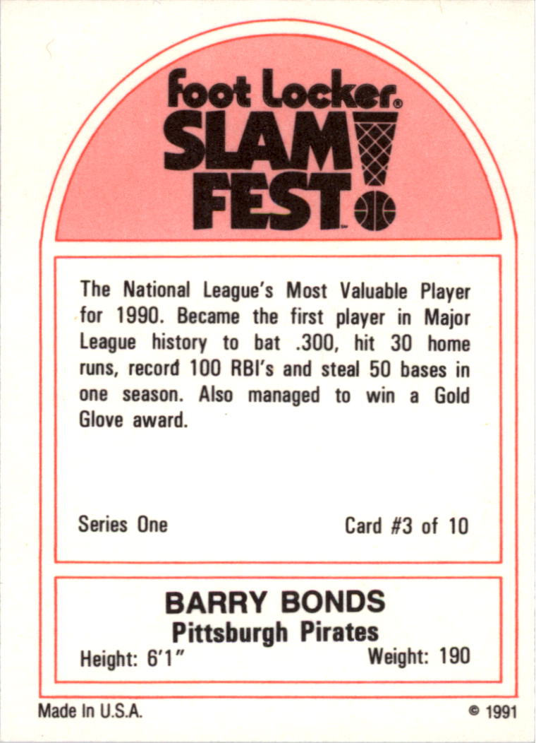 1991 Foot Locker Slam Fest Multi-Sport Cards - Picture 7 of 57