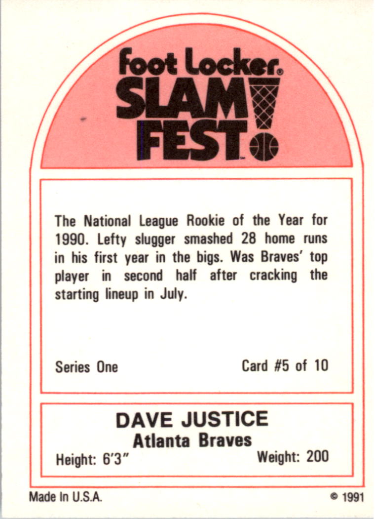 1991 Foot Locker Slam Fest Multi-Sport Cards - Picture 11 of 57