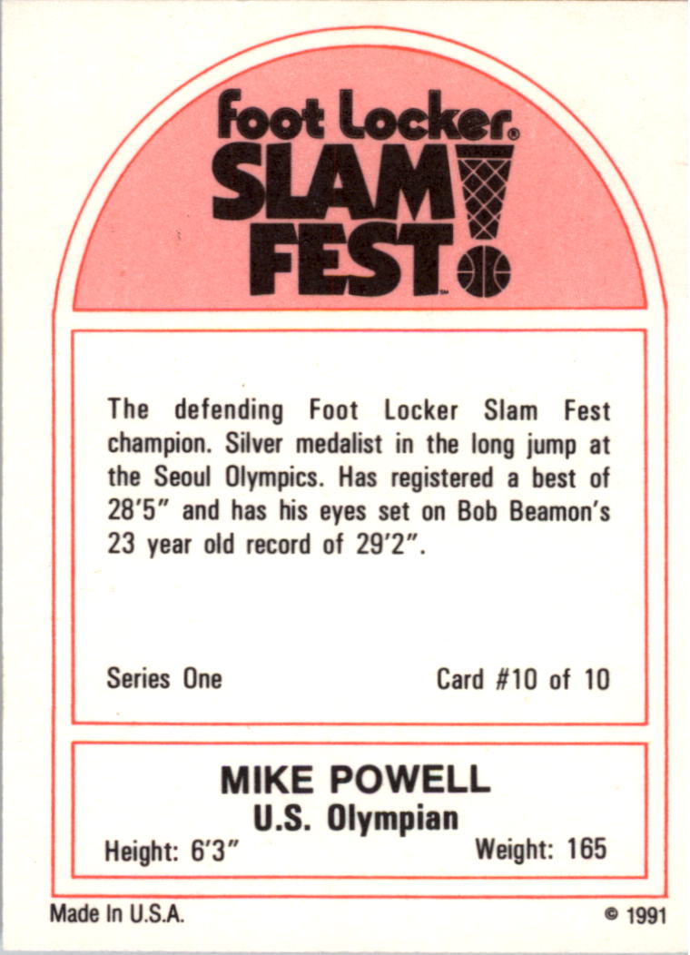 1991 Foot Locker Slam Fest Multi-Sport Cards - Picture 21 of 57