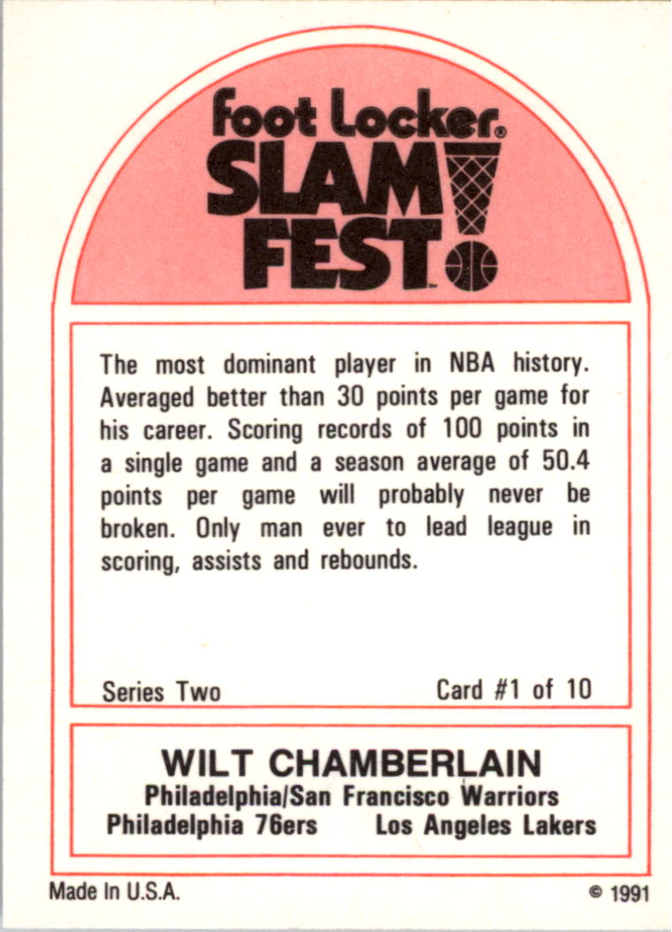 1991 Foot Locker Slam Fest Multi-Sport Cards - Picture 23 of 57