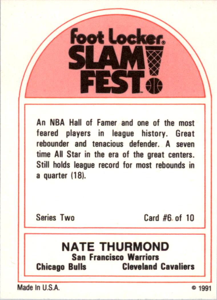 1991 Foot Locker Slam Fest Multi-Sport Cards - Picture 33 of 57