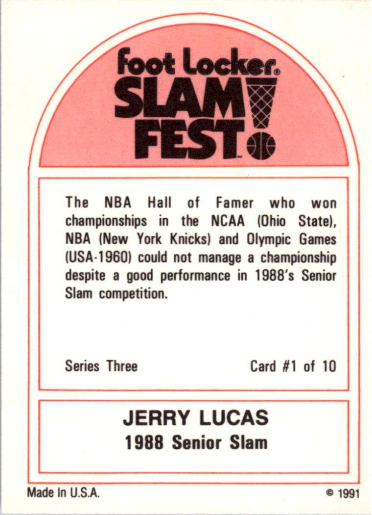 1991 Foot Locker Slam Fest Multi-Sport Cards - Picture 43 of 57