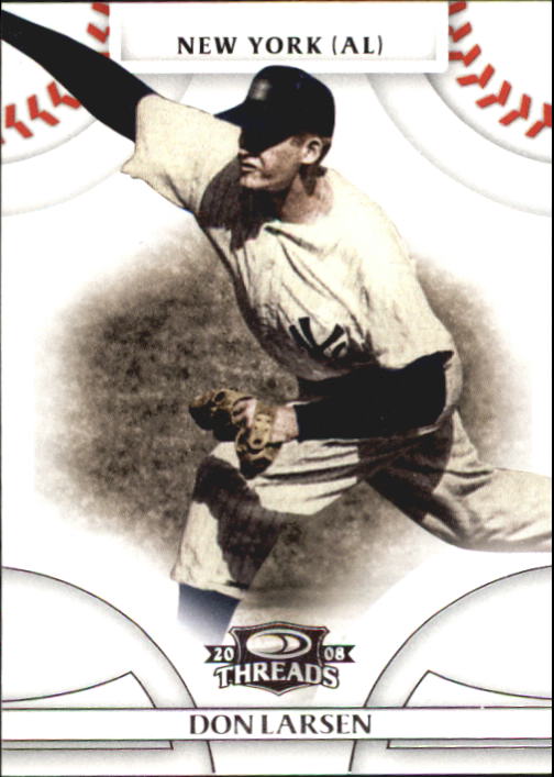 2008 Donruss Threads Baseball "Main Set" Cards #1 to #148 - Picture 64 of 196