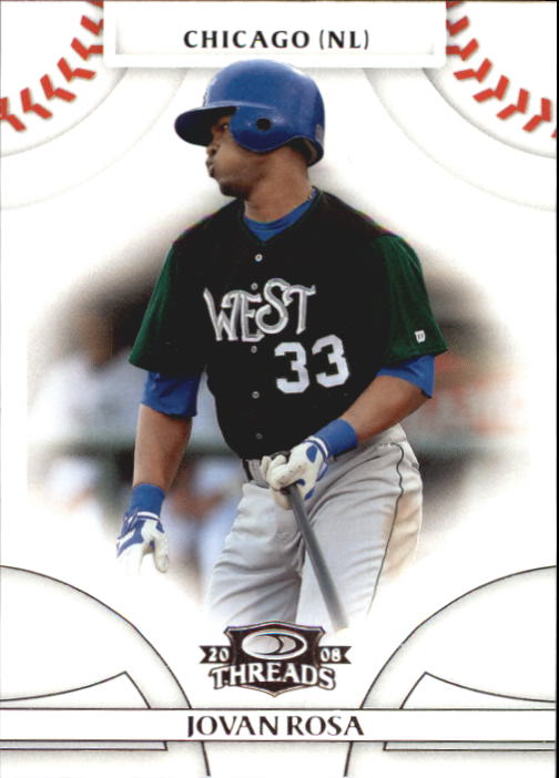 2008 Donruss Threads Baseball "Main Set" Cards #1 to #148 - Picture 126 of 196