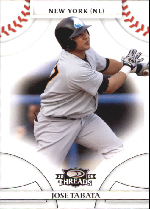 2008 Donruss Threads Baseball "Main Set" Cards #1 to #148 - Picture 155 of 196