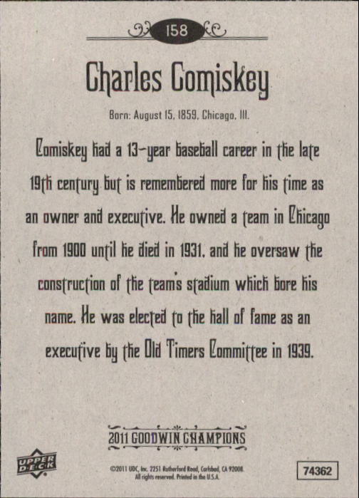 2011 Upper Deck Goodwin Champions Trading Card Pick - Picture 286 of 357