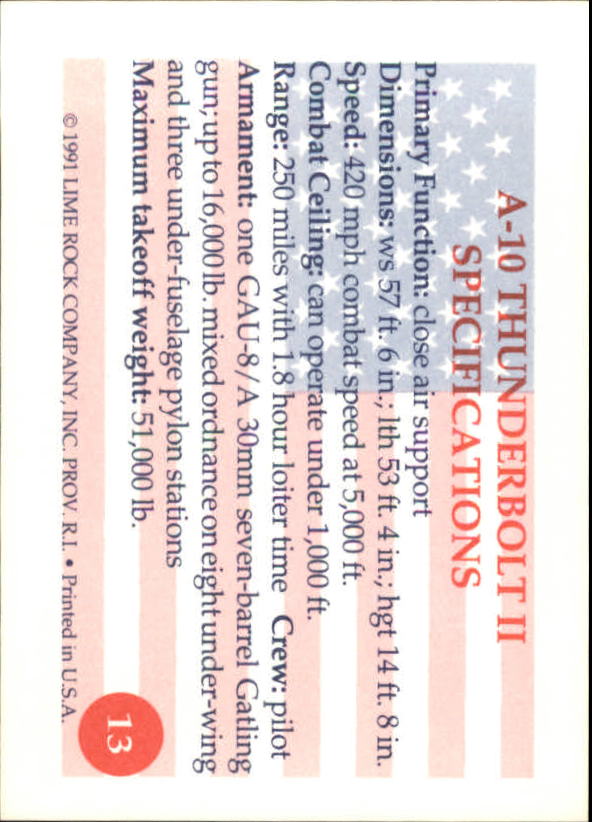B0489- 1991 Heroes of the Persian Gulf Cards 1-110 -You Pick- 10+ FREE US SHIP - Picture 27 of 221