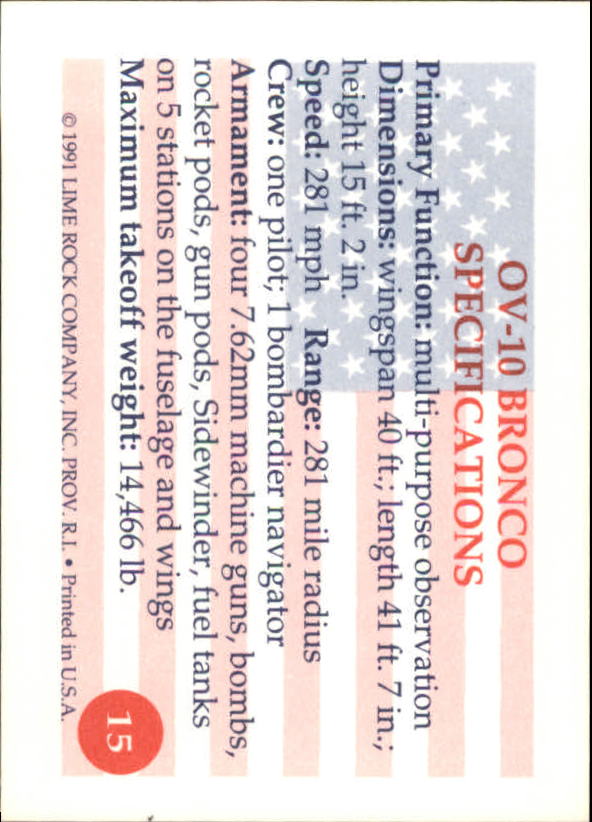 B0489- 1991 Heroes of the Persian Gulf Cards 1-110 -You Pick- 10+ FREE US SHIP - Picture 31 of 221