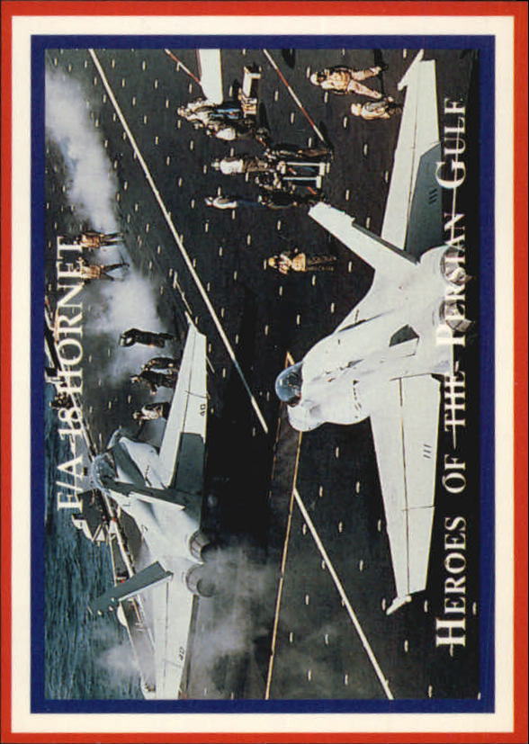 B0489- 1991 Heroes of the Persian Gulf Cards 1-110 -You Pick- 10+ FREE US SHIP - Picture 46 of 221