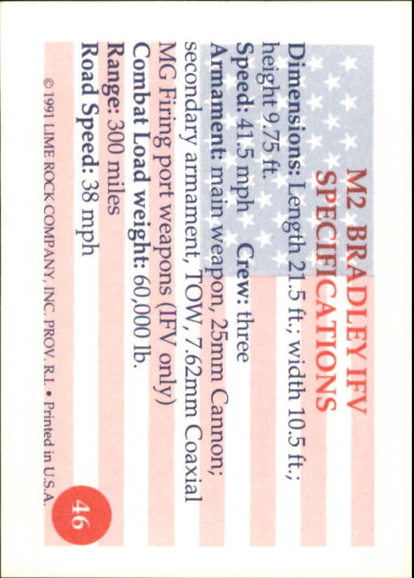 B0489- 1991 Heroes of the Persian Gulf Cards 1-110 -You Pick- 10+ FREE US SHIP - Picture 93 of 221