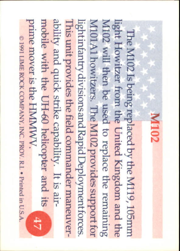 B0489- 1991 Heroes of the Persian Gulf Cards 1-110 -You Pick- 10+ FREE US SHIP - Picture 95 of 221