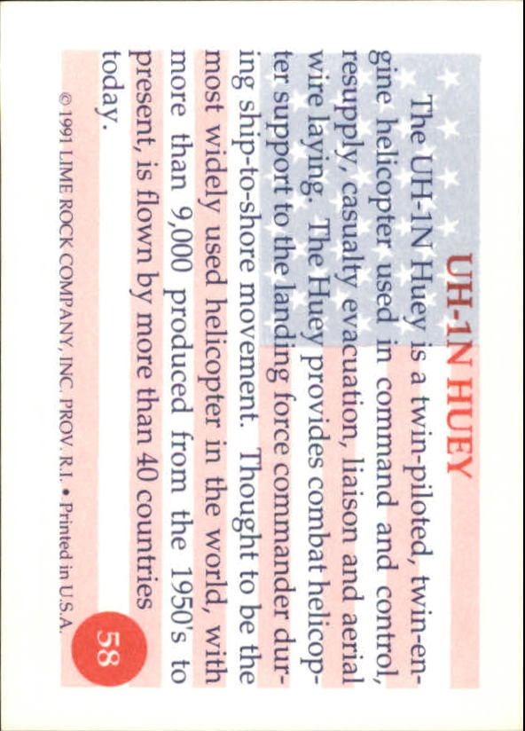 B0489- 1991 Heroes of the Persian Gulf Cards 1-110 -You Pick- 10+ FREE US SHIP - Picture 117 of 221