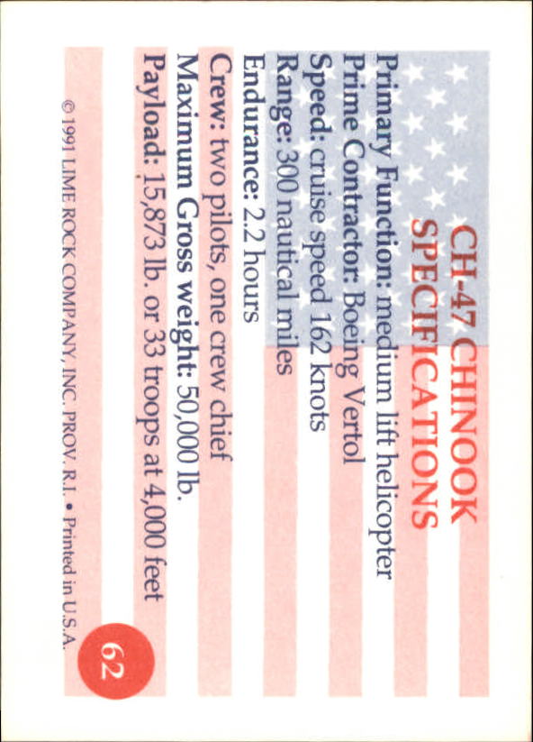 B0489- 1991 Heroes of the Persian Gulf Cards 1-110 -You Pick- 10+ FREE US SHIP - Picture 125 of 221