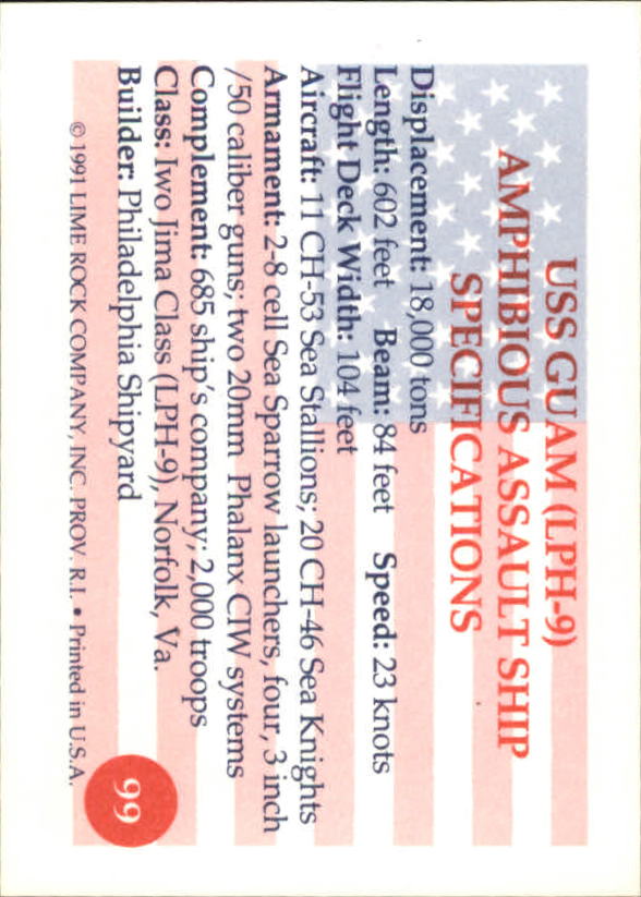 B0489- 1991 Heroes of the Persian Gulf Cards 1-110 -You Pick- 10+ FREE US SHIP - Picture 199 of 221