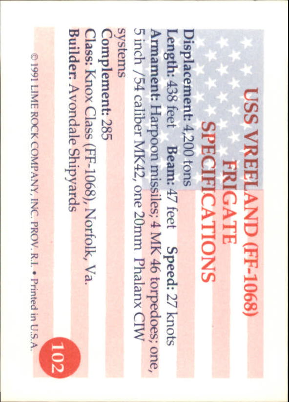 B0489- 1991 Heroes of the Persian Gulf Cards 1-110 -You Pick- 10+ FREE US SHIP - Picture 205 of 221