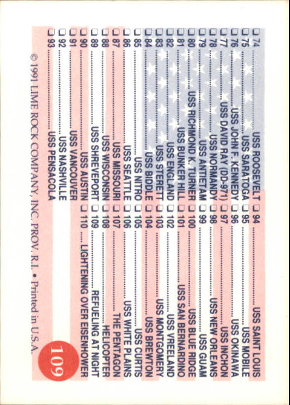 B0489- 1991 Heroes of the Persian Gulf Cards 1-110 -You Pick- 10+ FREE US SHIP - Picture 219 of 221