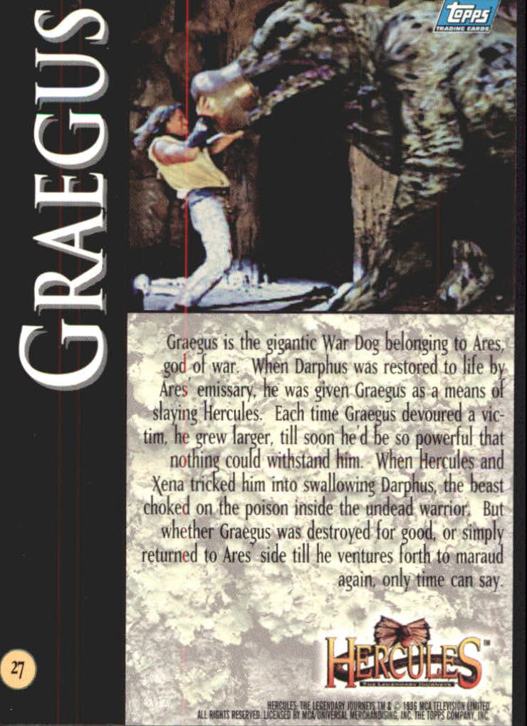 B2276- 1996 Hercules The Legendary Journeys 1-90 -You Pick- 15+ FREE US SHIP - Picture 37 of 145