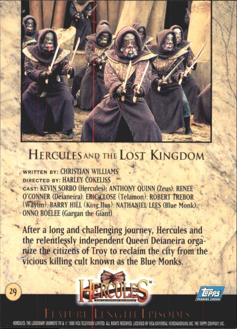 B2276- 1996 Hercules The Legendary Journeys 1-90 -You Pick- 15+ FREE US SHIP - Picture 41 of 145