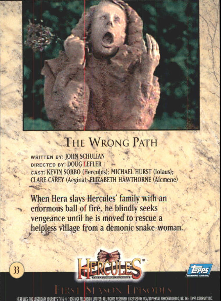 B2276- 1996 Hercules The Legendary Journeys 1-90 -You Pick- 15+ FREE US SHIP - Picture 47 of 145