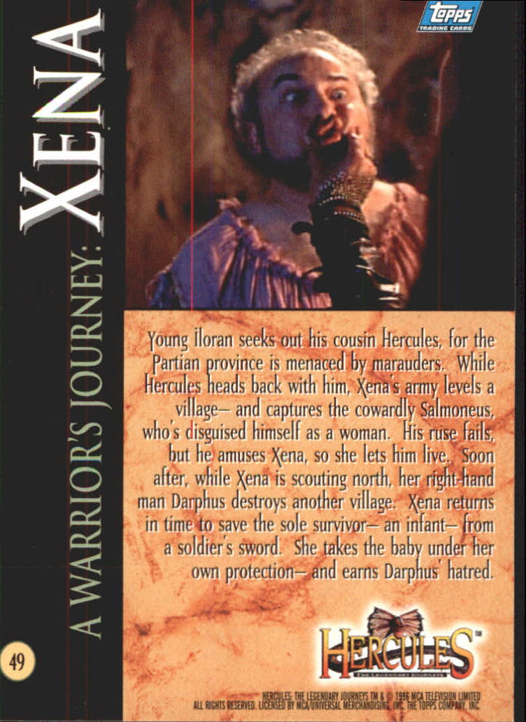 B2276- 1996 Hercules The Legendary Journeys 1-90 -You Pick- 15+ FREE US SHIP - Picture 77 of 145