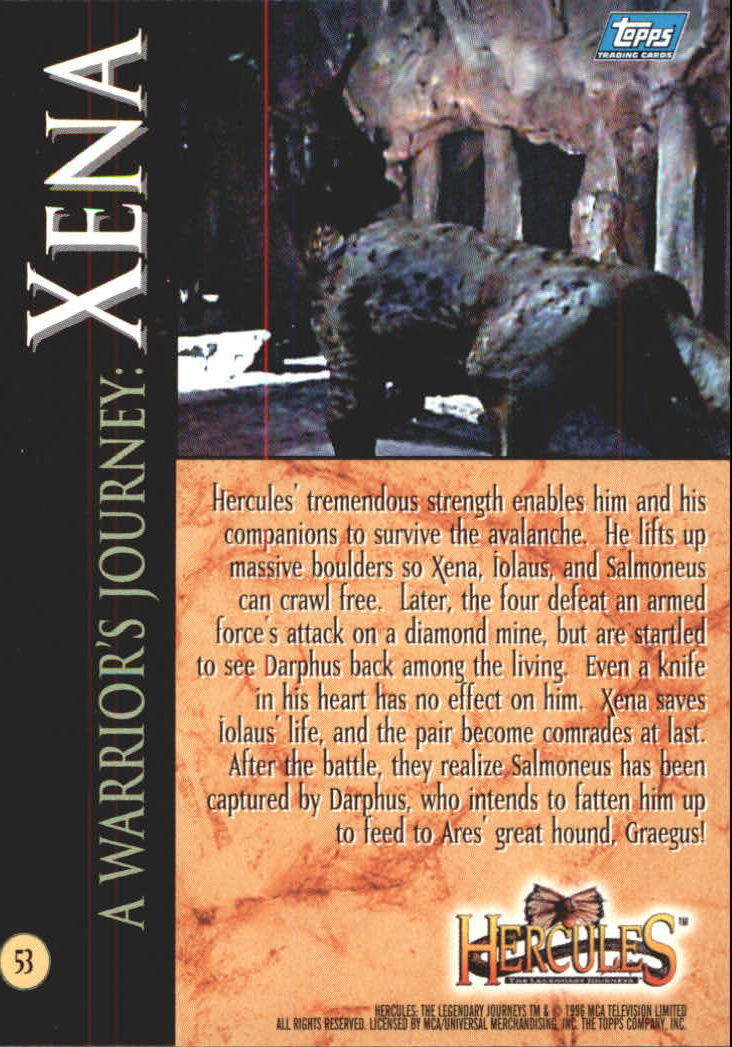 B2276- 1996 Hercules The Legendary Journeys 1-90 -You Pick- 15+ FREE US SHIP - Picture 81 of 145