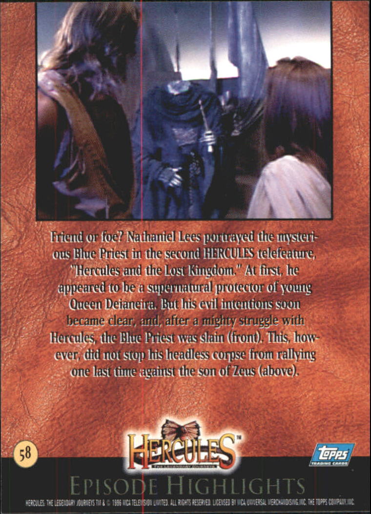 B2276- 1996 Hercules The Legendary Journeys 1-90 -You Pick- 15+ FREE US SHIP - Picture 91 of 145