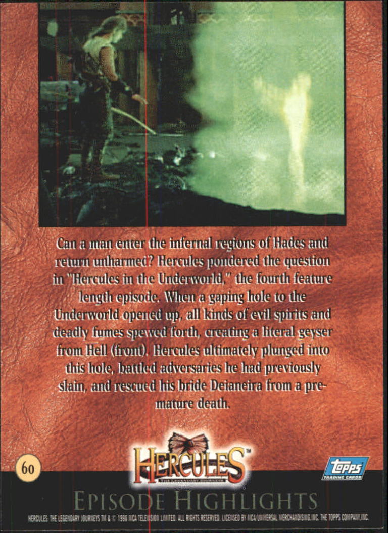 B2276- 1996 Hercules The Legendary Journeys 1-90 -You Pick- 15+ FREE US SHIP - Picture 95 of 145