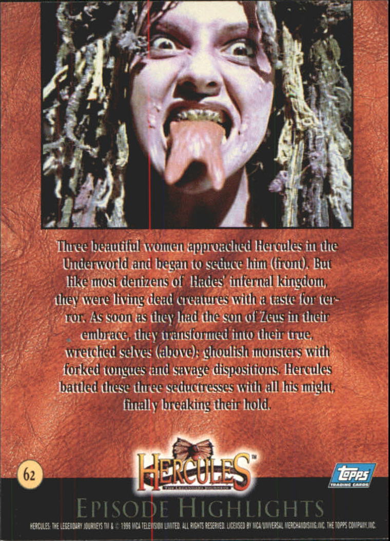 B2276- 1996 Hercules The Legendary Journeys 1-90 -You Pick- 15+ FREE US SHIP - Picture 97 of 145