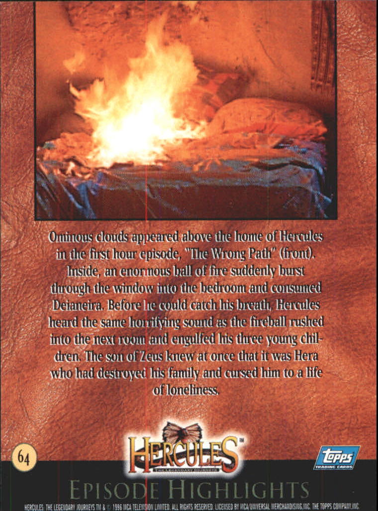 B2276- 1996 Hercules The Legendary Journeys 1-90 -You Pick- 15+ FREE US SHIP - Picture 99 of 145