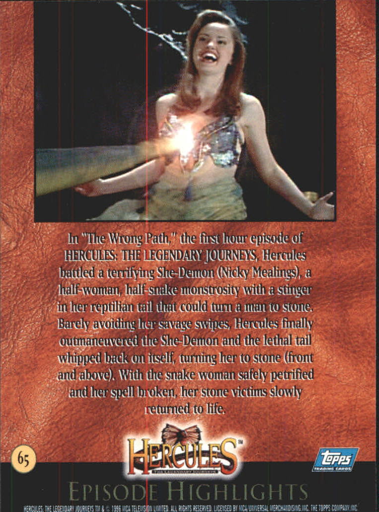 B2276- 1996 Hercules The Legendary Journeys 1-90 -You Pick- 15+ FREE US SHIP - Picture 101 of 145