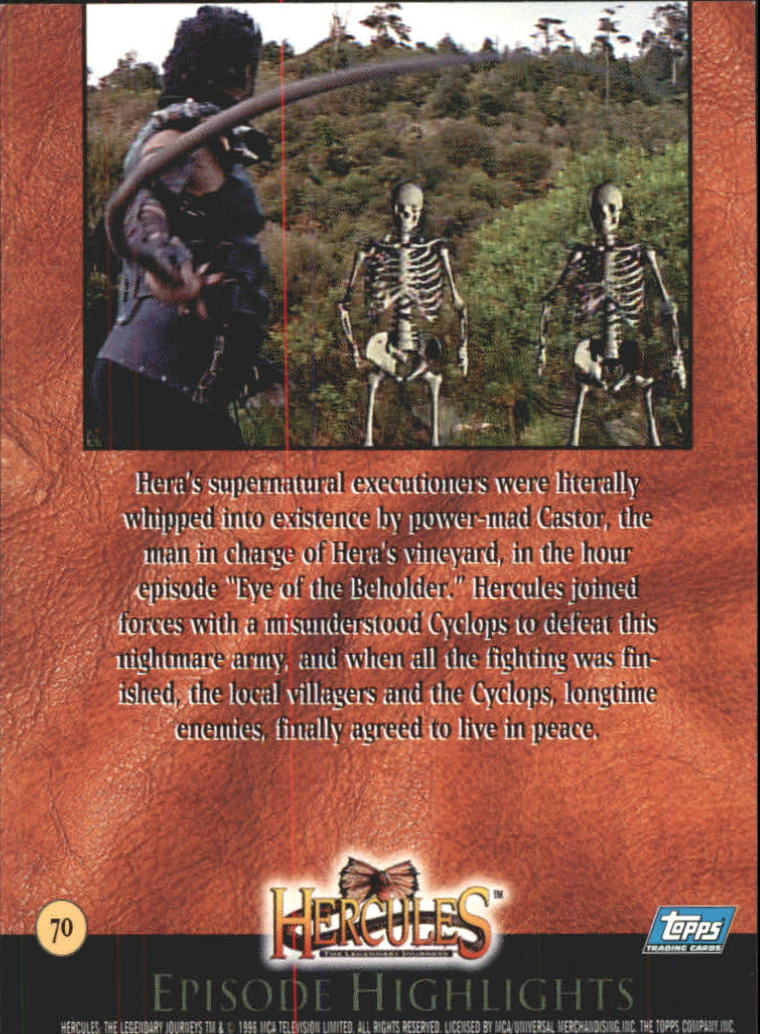 B2276- 1996 Hercules The Legendary Journeys 1-90 -You Pick- 15+ FREE US SHIP - Picture 107 of 145