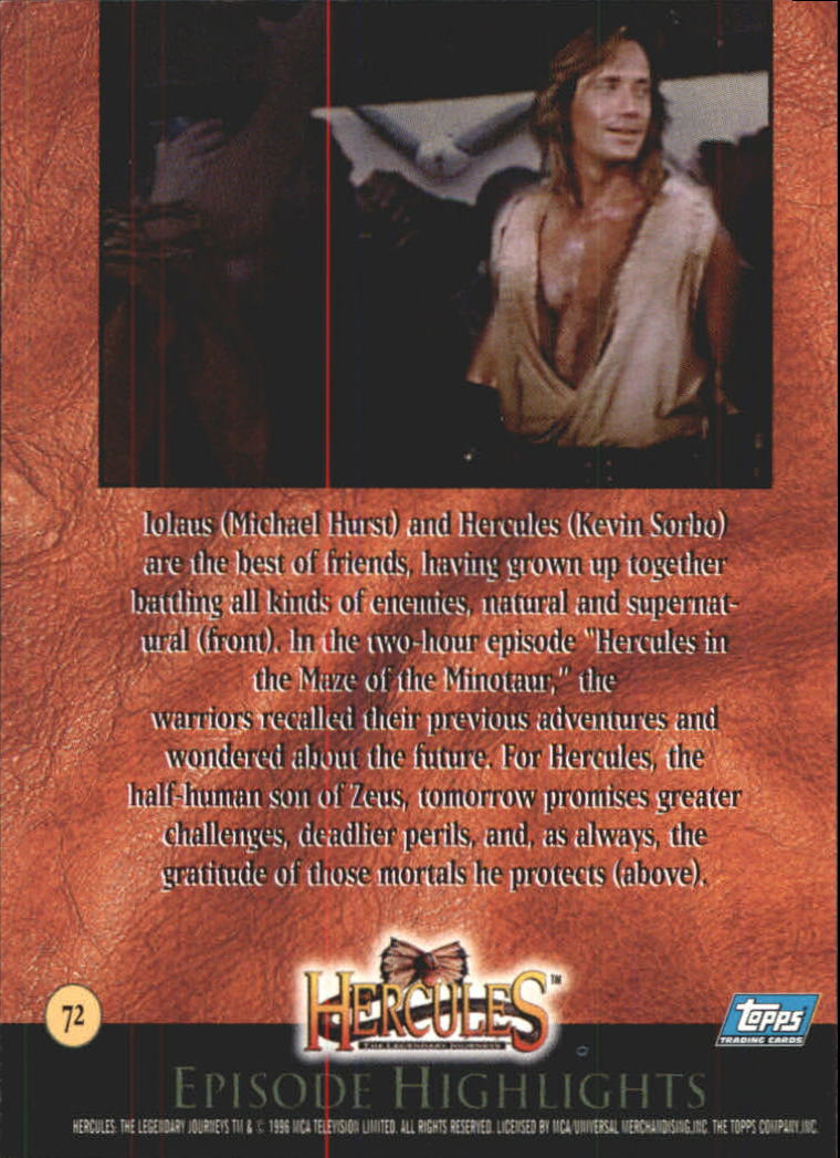 B2276- 1996 Hercules The Legendary Journeys 1-90 -You Pick- 15+ FREE US SHIP - Picture 111 of 145