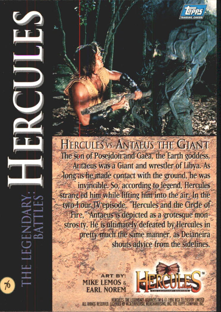 B2276- 1996 Hercules The Legendary Journeys 1-90 -You Pick- 15+ FREE US SHIP - Picture 117 of 145