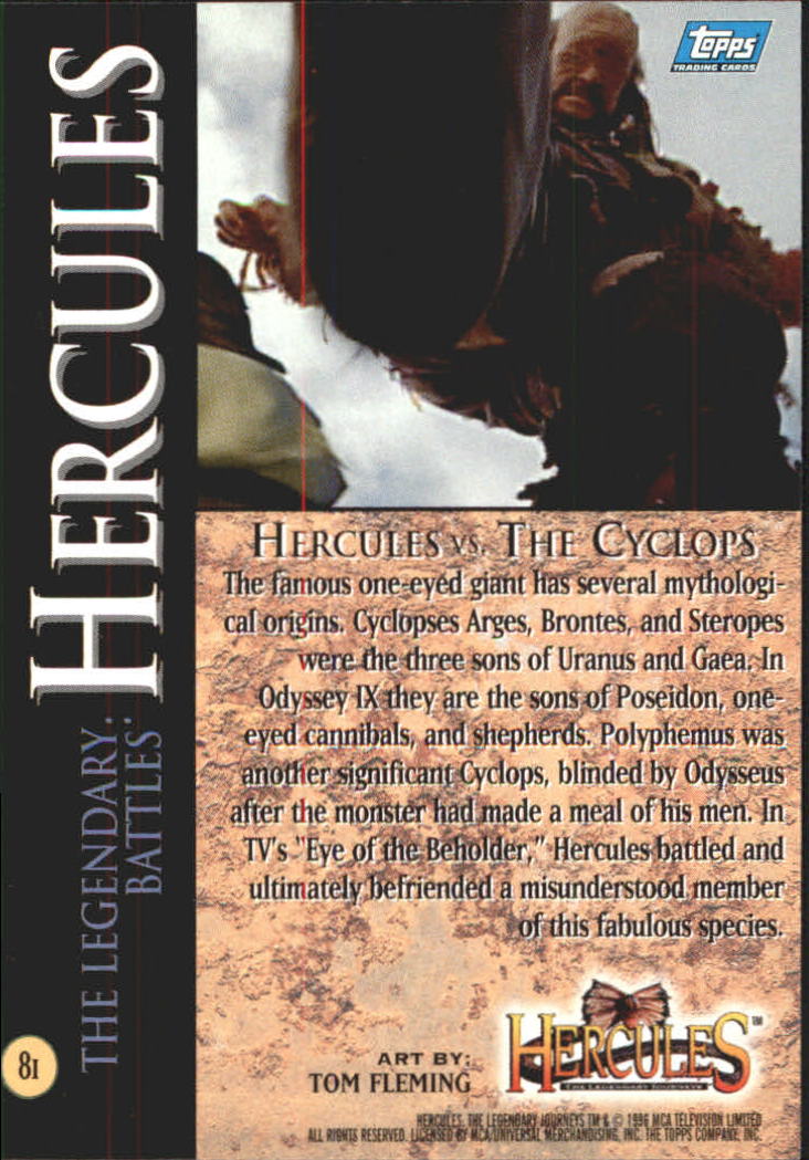 B2276- 1996 Hercules The Legendary Journeys 1-90 -You Pick- 15+ FREE US SHIP - Picture 127 of 145