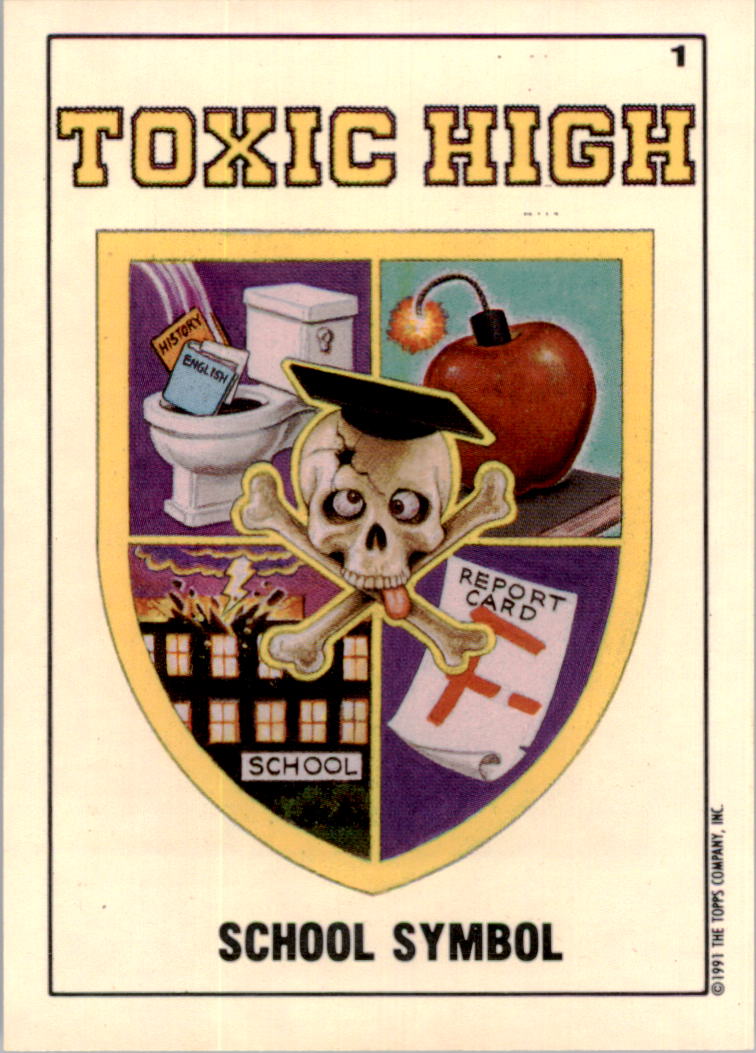 A9604- 1992 Toxic High Comic Card #s 1-88 -You Pick- 15+ FREE US SHIP