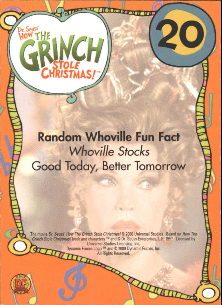 RARE à lire Promo film millésime 2000 Comment Grinch a volé Noël à  l'intérieur et à l'extérieur se transforme en décoration Peluche pour  poupée New Old Stock -  Canada