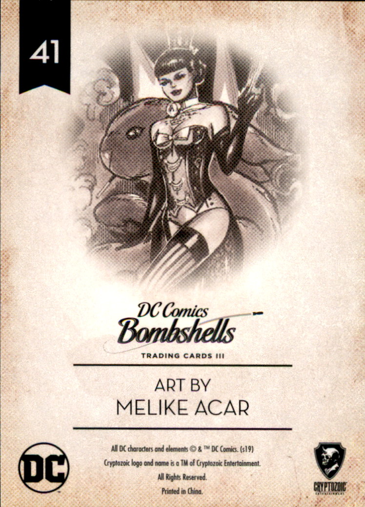 dc bombshells trading cards series 3