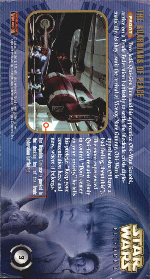 B0310- 1999 Star Wars Episode One Widevision Cards -You Pick- 15+ DARMOWA WYSYŁKA Z USA - Zdjęcie 7 z 161