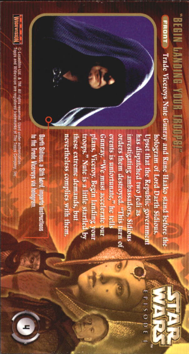 B0310- 1999 Star Wars Episode One Widevision Cards -You Pick- 15+ DARMOWA WYSYŁKA Z USA - Zdjęcie 9 z 161