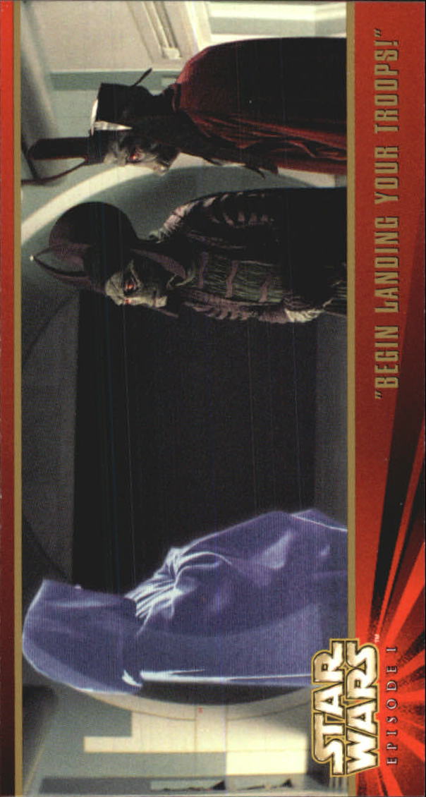 B0310- 1999 Star Wars Episode One Widevision Cards -You Pick- 15+ DARMOWA WYSYŁKA Z USA - Zdjęcie 8 z 161