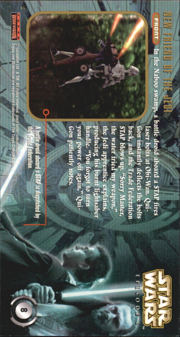 B0310- 1999 Star Wars Episode One Widevision Cards -You Pick- 15+ DARMOWA WYSYŁKA Z USA - Zdjęcie 17 z 161
