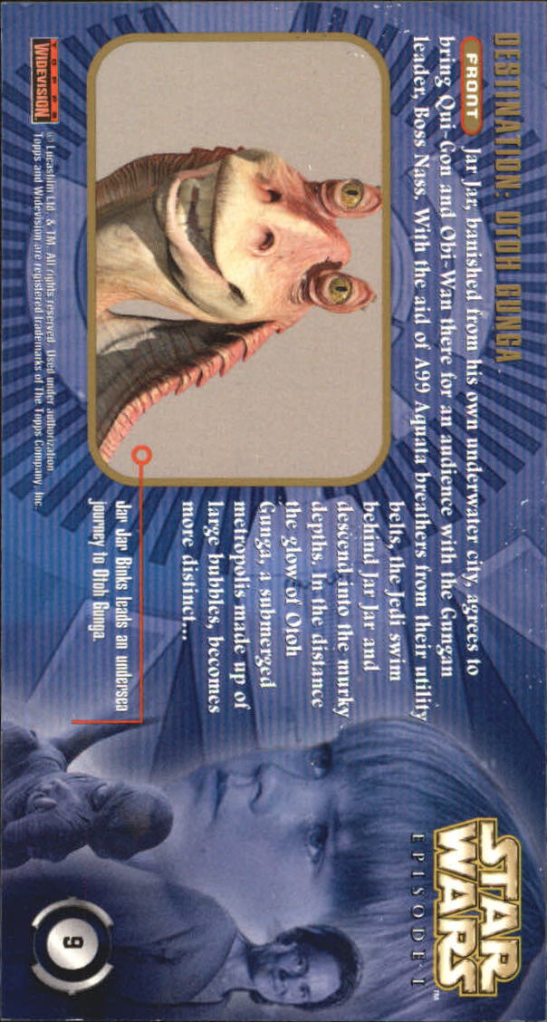 B0310- 1999 Star Wars Episode One Widevision Cards -You Pick- 15+ DARMOWA WYSYŁKA Z USA - Zdjęcie 19 z 161