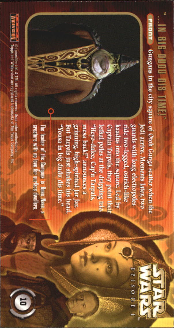 B0310- 1999 Star Wars Episode One Widevision Cards -You Pick- 15+ DARMOWA WYSYŁKA Z USA - Zdjęcie 21 z 161