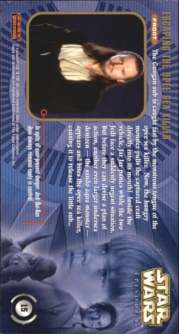 B0310- 1999 Star Wars Episode One Widevision Cards -You Pick- 15+ DARMOWA WYSYŁKA Z USA - Zdjęcie 31 z 161