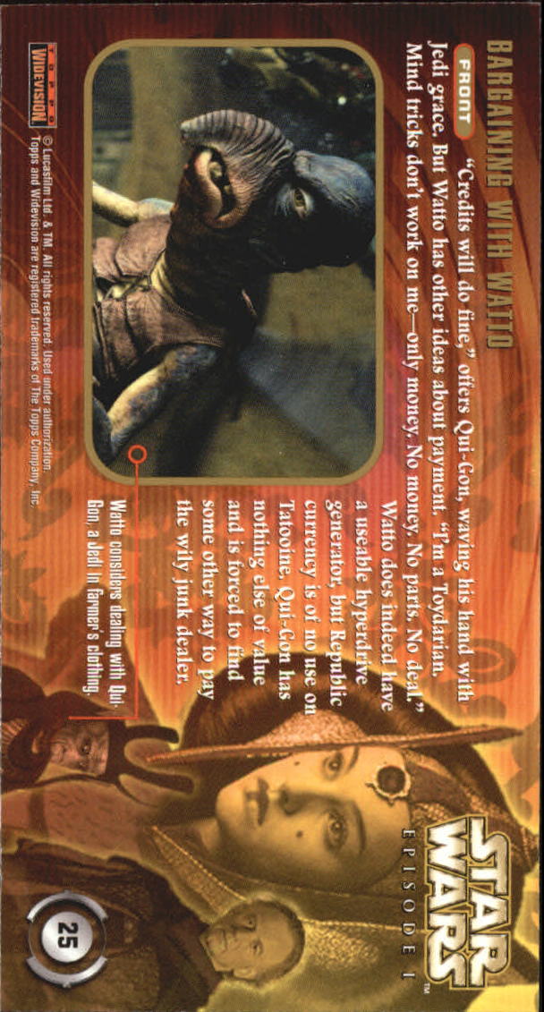 B0310- 1999 Star Wars Episode One Widevision Cards -You Pick- 15+ DARMOWA WYSYŁKA Z USA - Zdjęcie 51 z 161