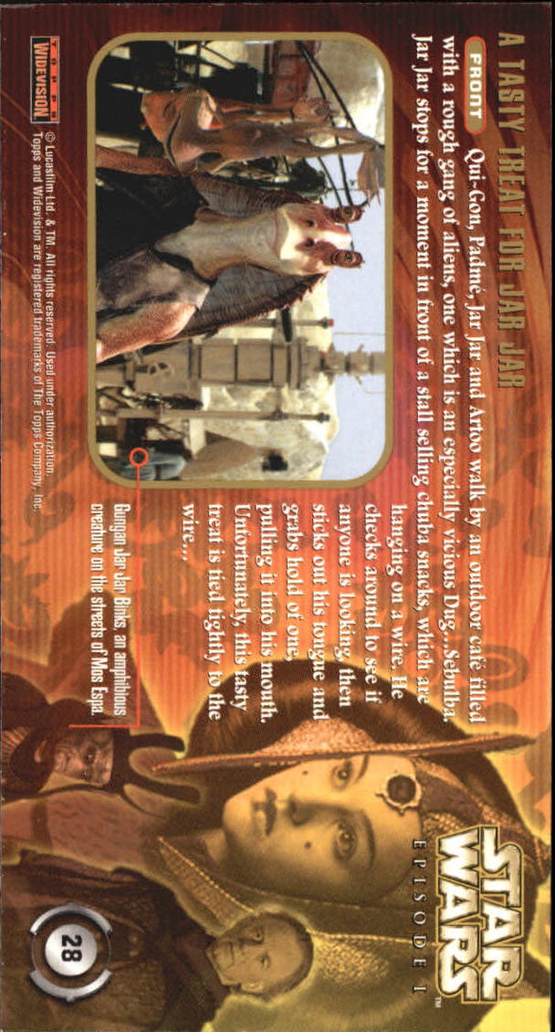 B0310- 1999 Star Wars Episode One Widevision Cards -You Pick- 15+ DARMOWA WYSYŁKA Z USA - Zdjęcie 57 z 161